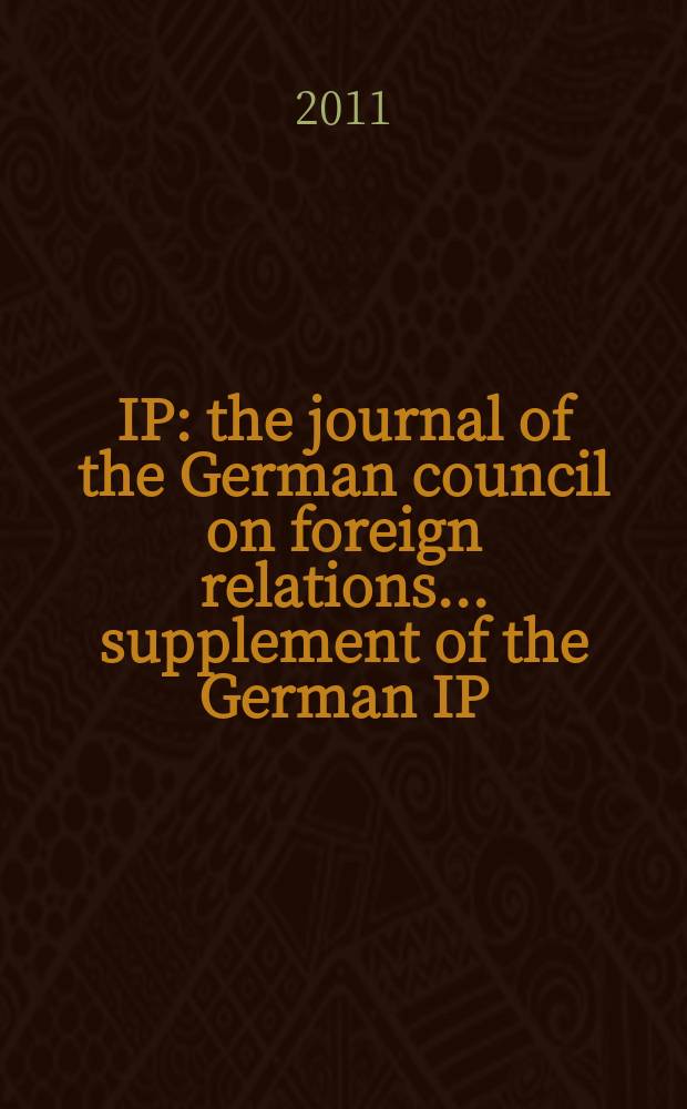 IP : the journal of the German council on foreign relations ... supplement of the German IP: Internationale Politik. Vol. 12, № 2