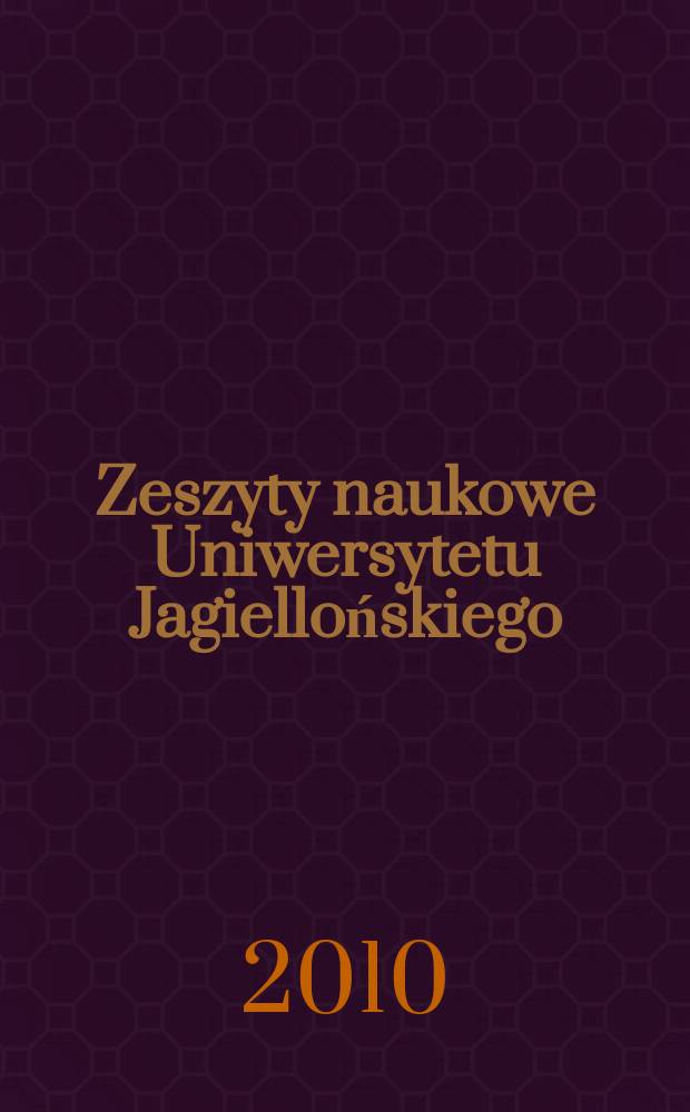 Zeszyty naukowe Uniwersytetu Jagiellońskiego : Rytuały w wybranych religiach i wyznaniach od starożytności do współczesności = Ритуалы в отдельных религиях и конфессиях с древности до современности