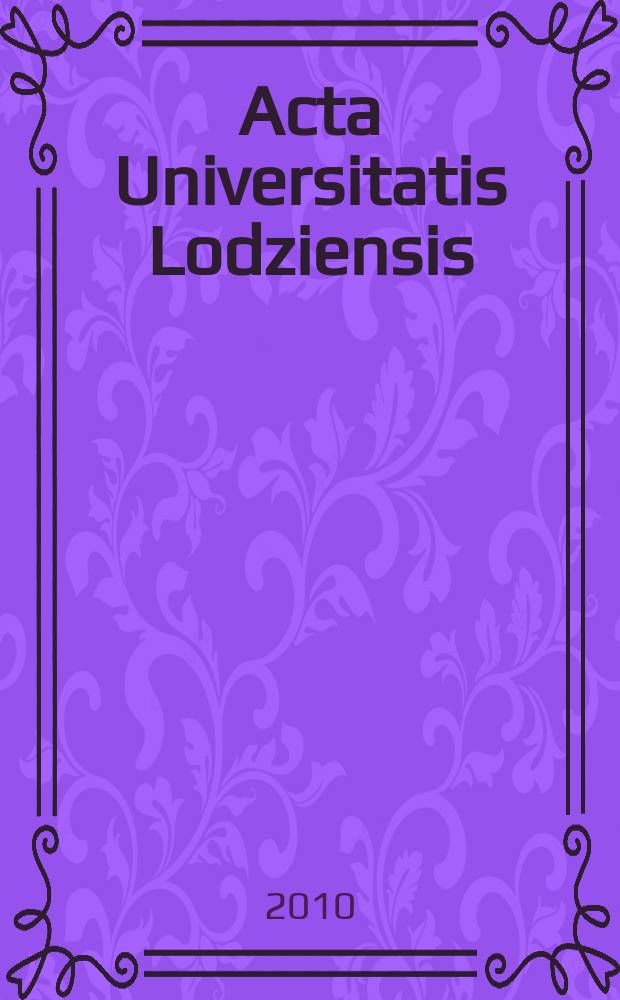 Acta Universitatis Lodziensis : Społeczno-ekonomiczny i demograficzny rozwój Łodzi na tle wybranych miast Polski = Общественно-экономическое и демографическое развитие города Лодзь в сравнении с другими городами Польши
