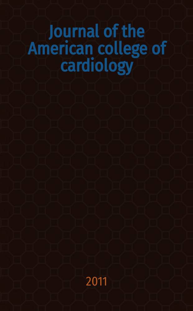 Journal of the American college of cardiology : JACC. Vol. 57, № 9