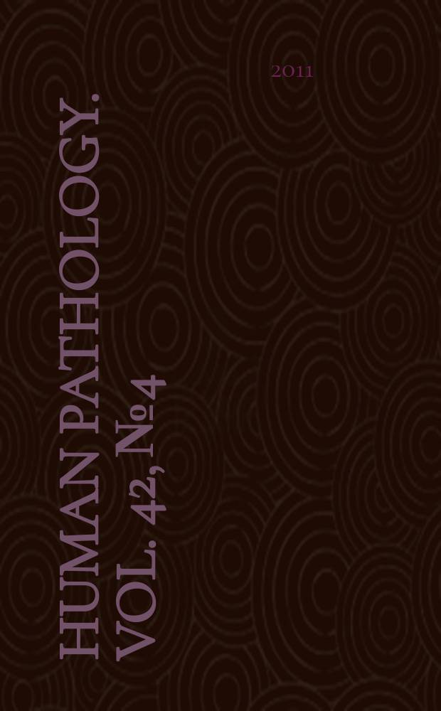 Human pathology. Vol. 42, № 4