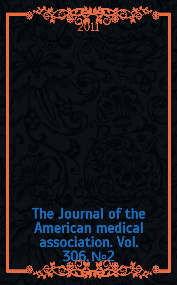 The Journal of the American medical association. Vol. 306, № 2