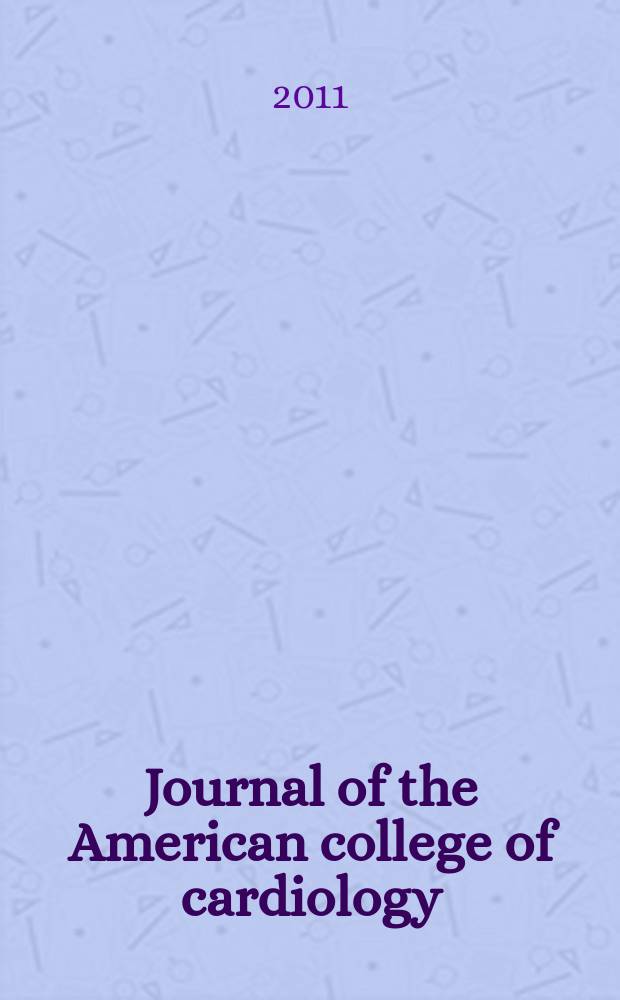 Journal of the American college of cardiology : JACC. Vol. 57, № 20