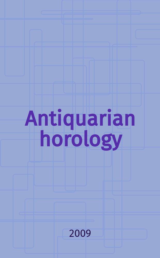 Antiquarian horology