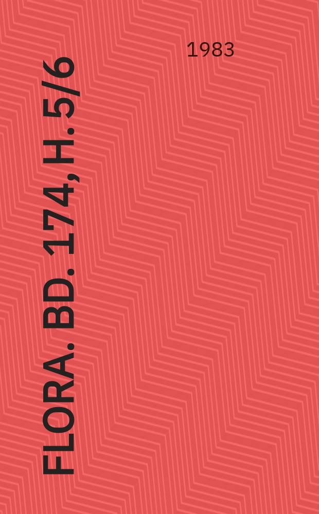 Flora. Bd. 174, H. 5/6