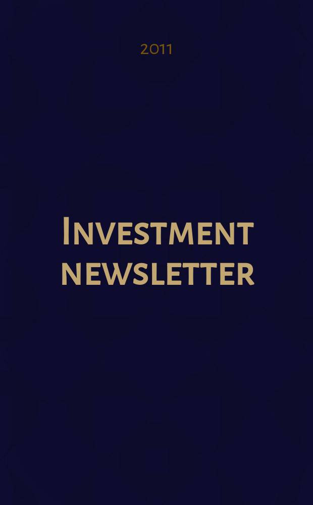 Investment newsletter