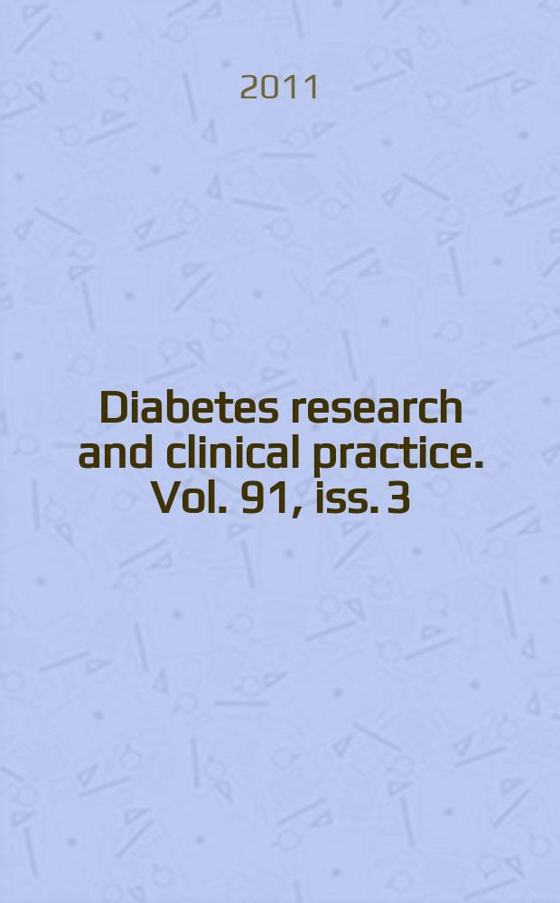 Diabetes research and clinical practice. Vol. 91, iss. 3