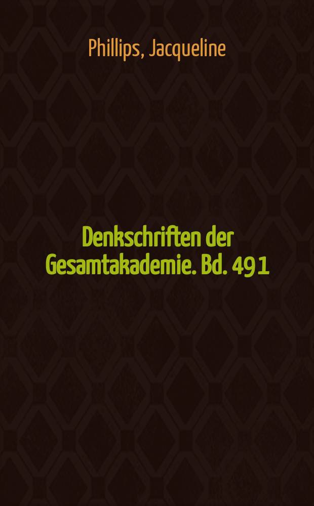 Denkschriften der Gesamtakademie. Bd. 49 [1] : Aegyptiaca on the island of Crete in their chronological context: a critical review = Египтология на Крите