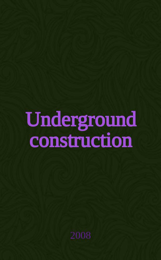 Underground construction : Water, sewer, gas & cable Serving the construction, rehabilitation and remediation professional Form. Pipeline & utilities construction. Vol. 63, № 6