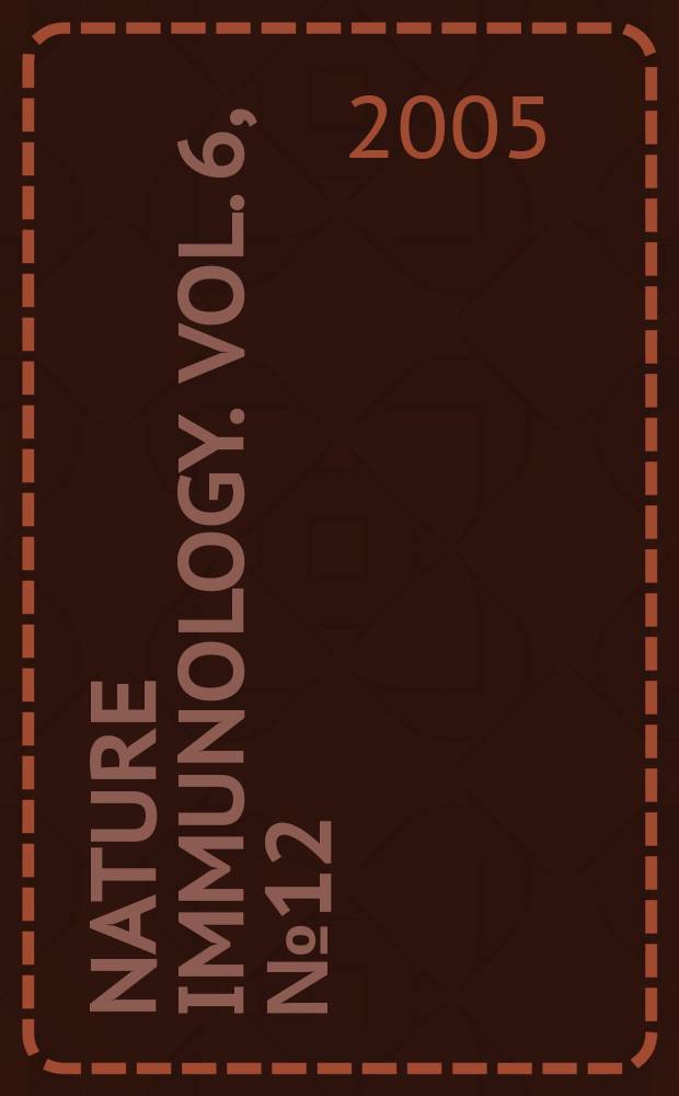 Nature immunology. Vol. 6, № 12