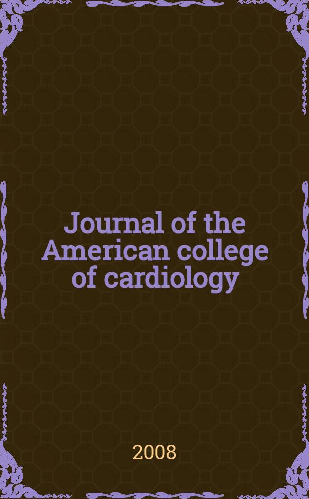 Journal of the American college of cardiology : JACC. Vol. 51, № 16
