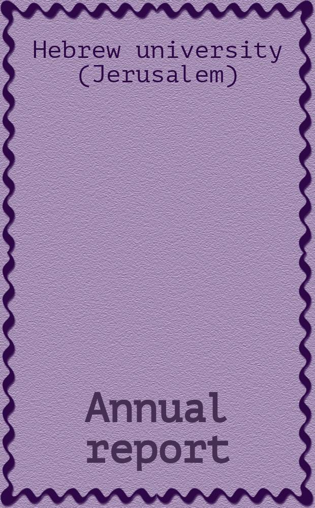 Annual report