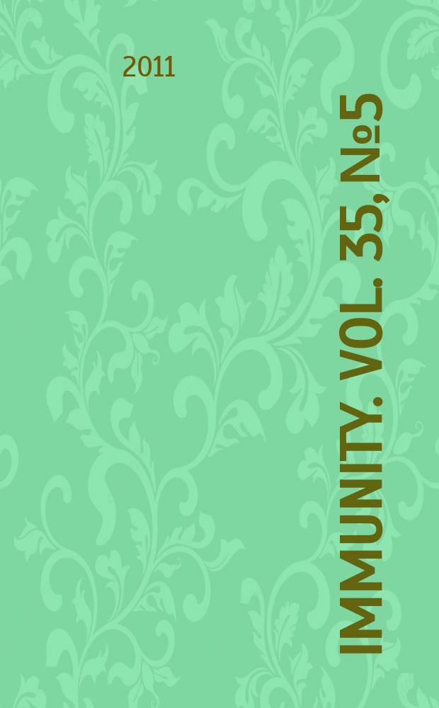Immunity. Vol. 35, № 5
