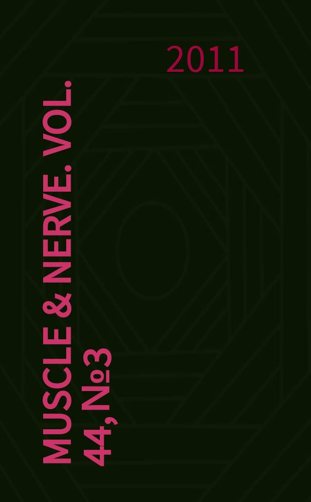 Muscle & nerve. Vol. 44, № 3