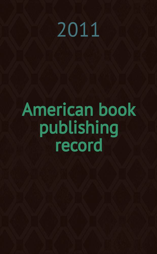 American book publishing record : A record of American book production in ... as catalogued by the Library of Congress and annotated by Publishers' weekly in the monthly issues of the American book publishing record Arranged by subject according to the Dewey decimal classification and indexed by author and by title. Vol. 52, № 8