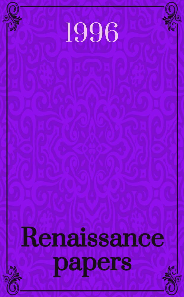 Renaissance papers