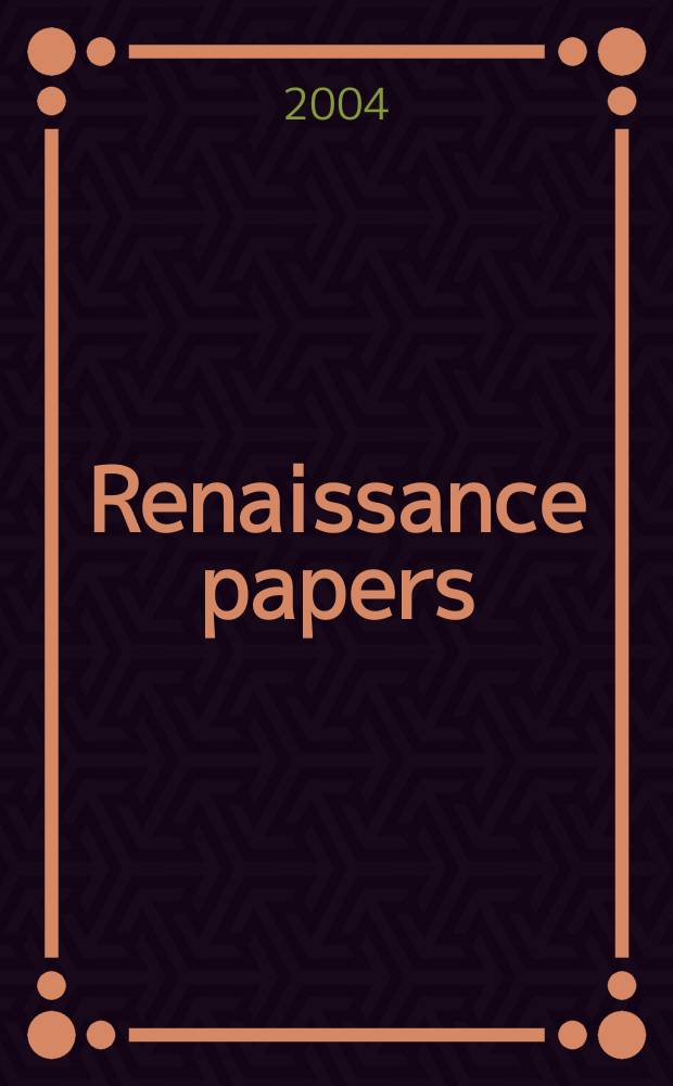 Renaissance papers