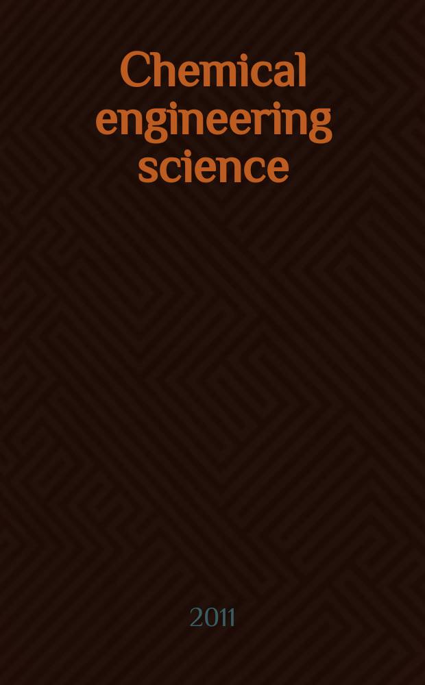 Chemical engineering science : Génie chimique. Vol. 66, № 22