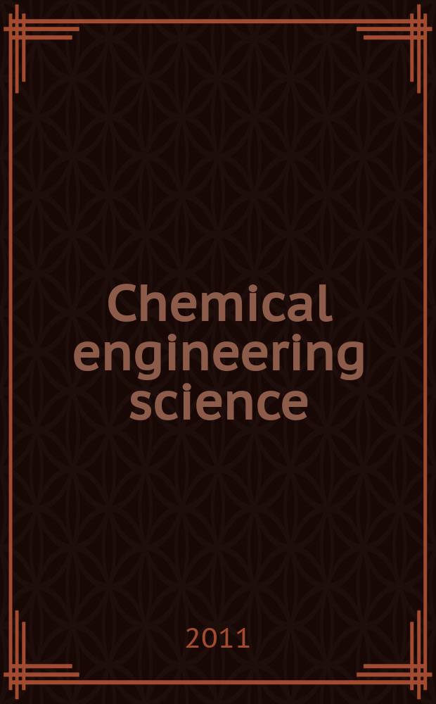 Chemical engineering science : Génie chimique. Vol. 66, № 23
