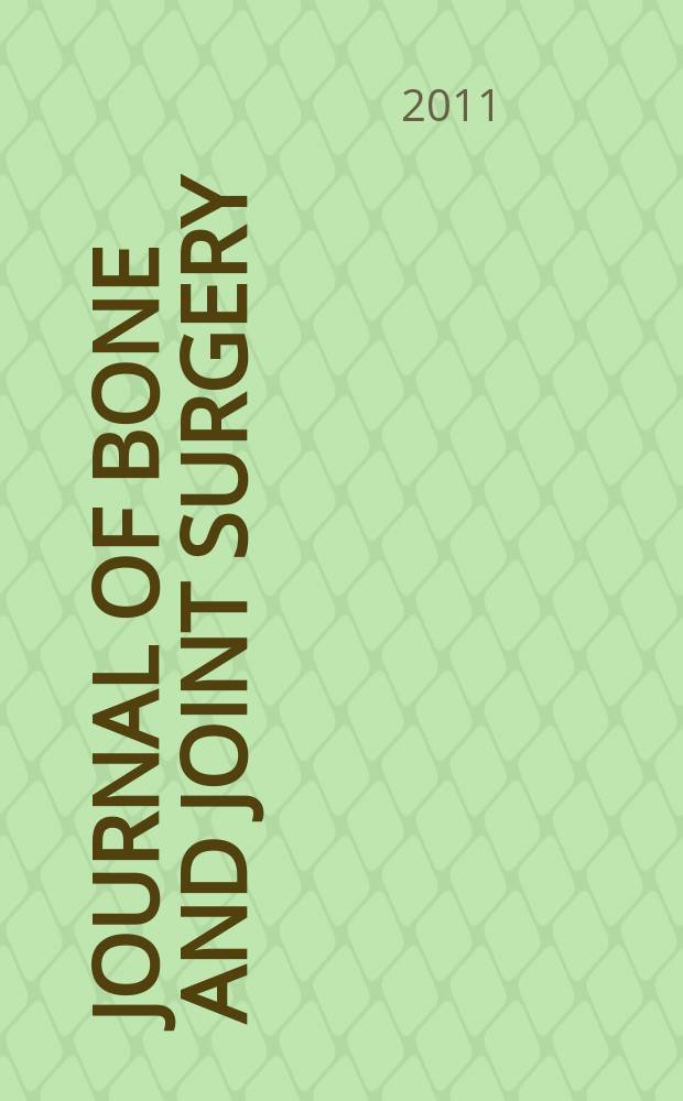 Journal of bone and joint surgery : The off. publ. of the American orthopaedic association the British orthopaedic surgeons. Vol. 93A, № 15