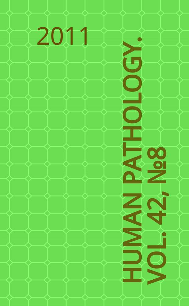 Human pathology. Vol. 42, № 8