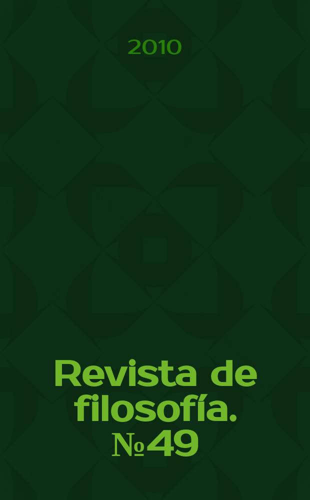 Δαίμων : Revista de filosofía. № 49
