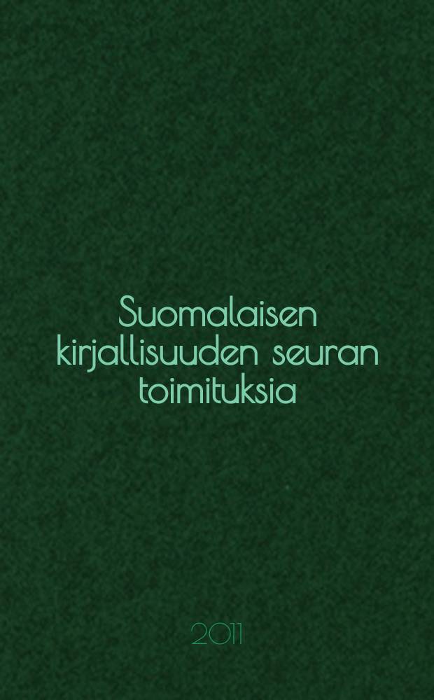 Suomalaisen kirjallisuuden seuran toimituksia : Italiassa & Saksanmaalla = Италия и Германия: путешествия в страну художников и искусствоведов, 1840-1930