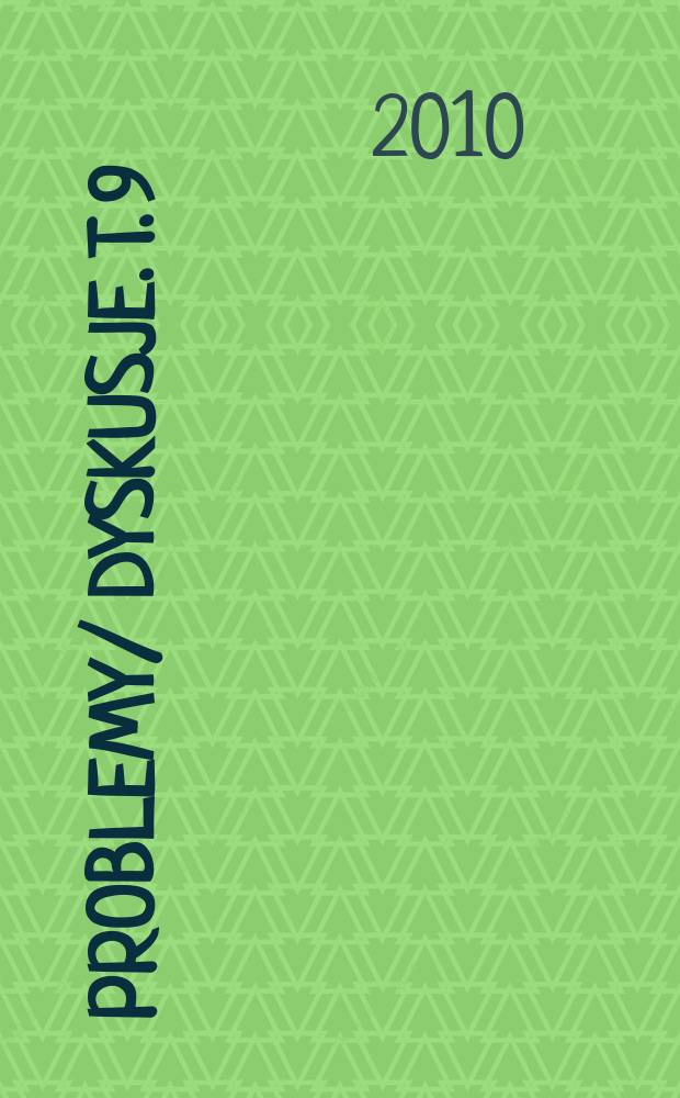 Problemy/ dyskusje. T. 9 : Wobec nicości = В ничто