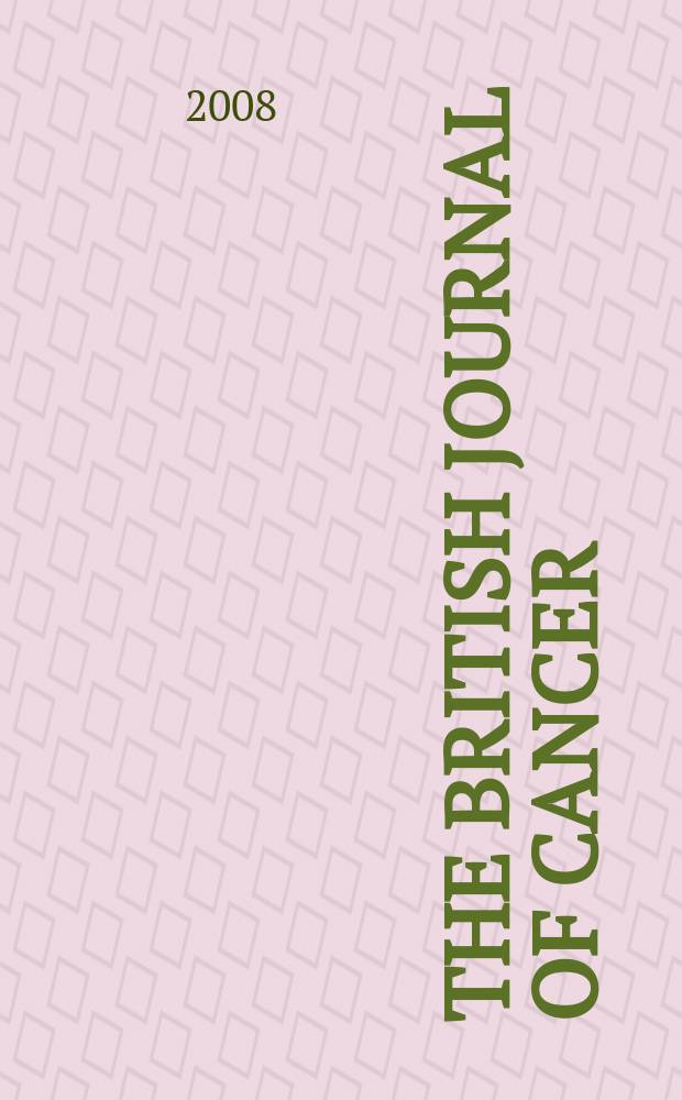 The British journal of cancer : The official journal of the British empire cancer campaign. Vol. 98, № 12