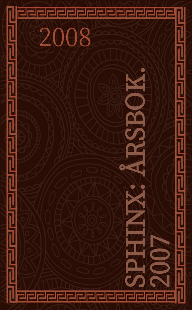 Sphinx : Årsbok. 2007/2008