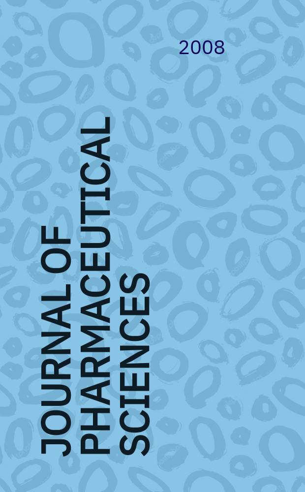 Journal of pharmaceutical sciences : Formerly Scientific edition, Journal of the American pharmaceutical association. Vol. 97, № 7