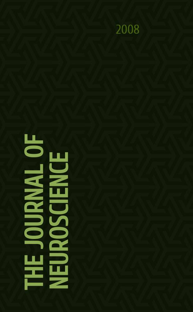 The Journal of neuroscience : The official journal of the Society for neuroscience. Vol. 28, № 37
