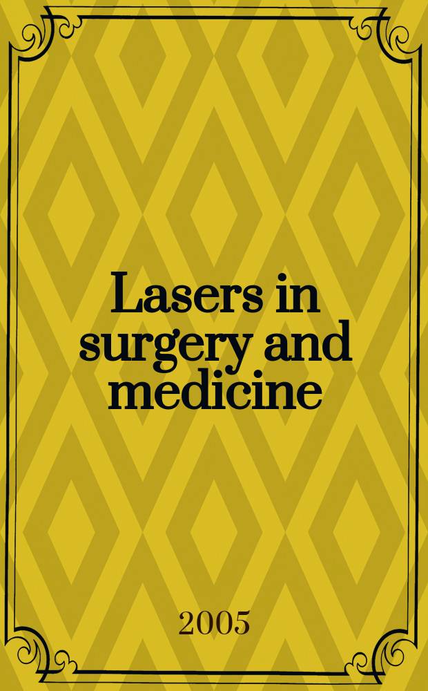 Lasers in surgery and medicine : The official journal of the Gynecological laser society etc. Vol. 36, № 4