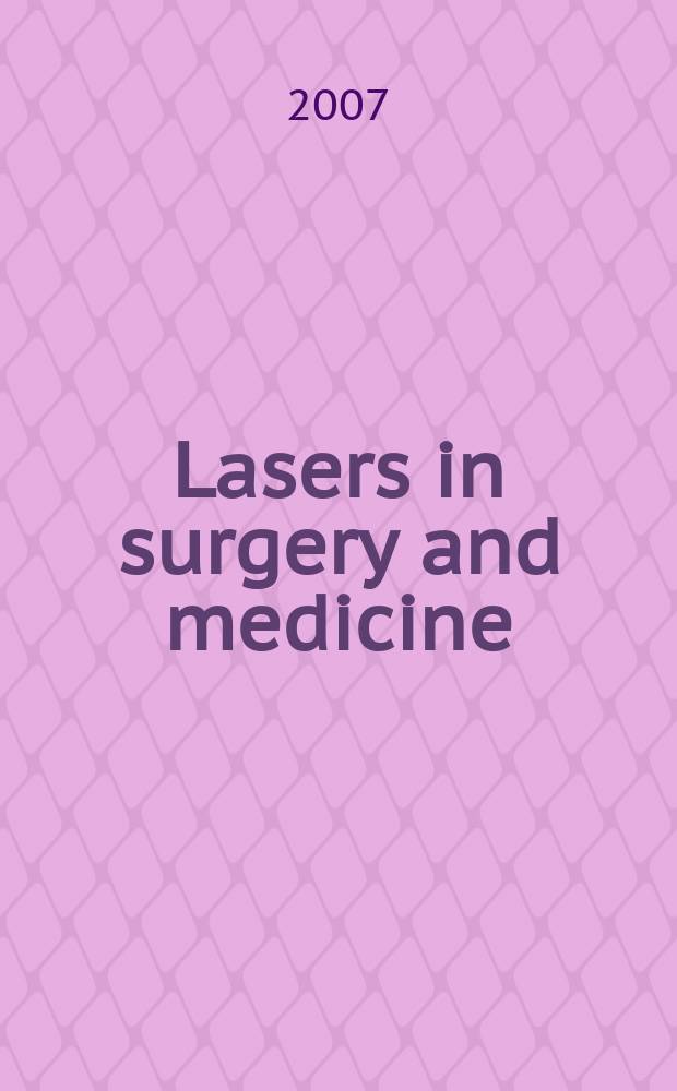 Lasers in surgery and medicine : The official journal of the Gynecological laser society etc. Vol. 39, № 3