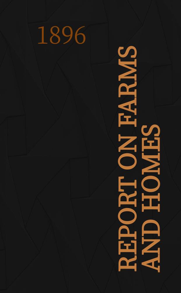 Report on farms and homes; proprietorship and indebtedness in the United States at the eleventh census ...