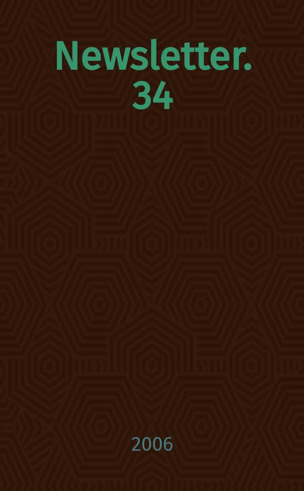Newsletter. 34