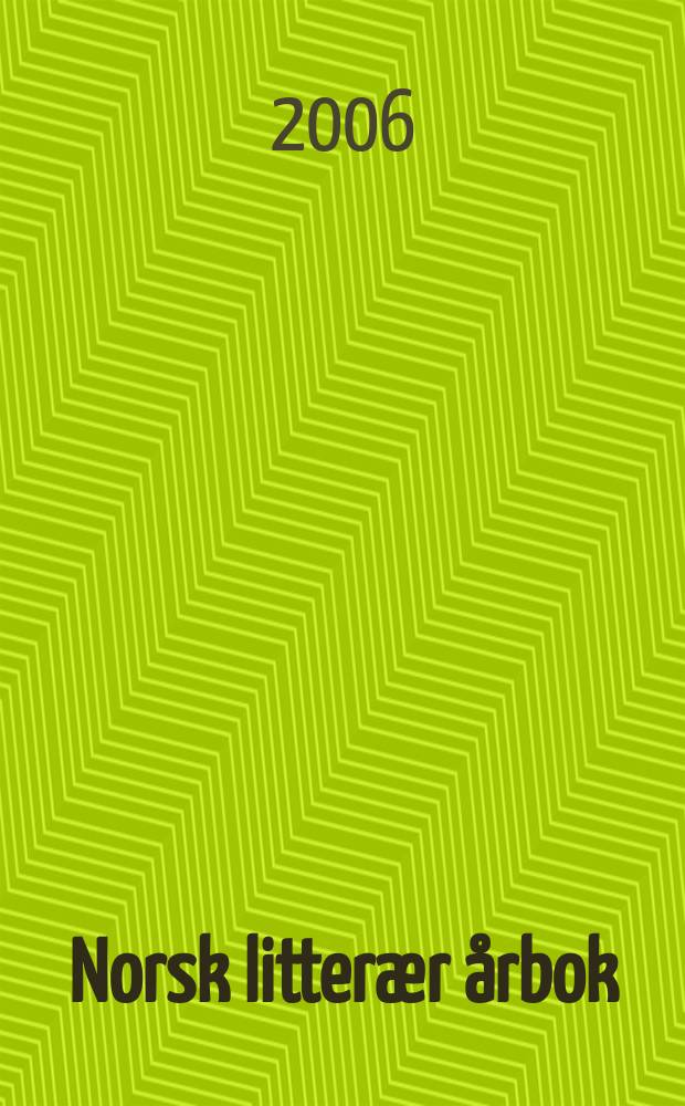 Norsk litterær årbok
