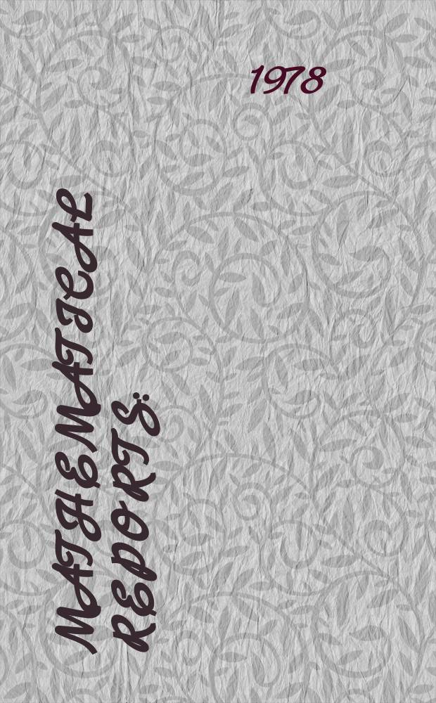 Mathematical reports : (Form. Studii şi cercetăn matematice). T.30, №1