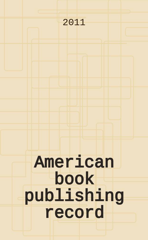 American book publishing record : A record of American book production in ... as catalogued by the Library of Congress and annotated by Publishers' weekly in the monthly issues of the American book publishing record Arranged by subject according to the Dewey decimal classification and indexed by author and by title. Vol. 52, № 6