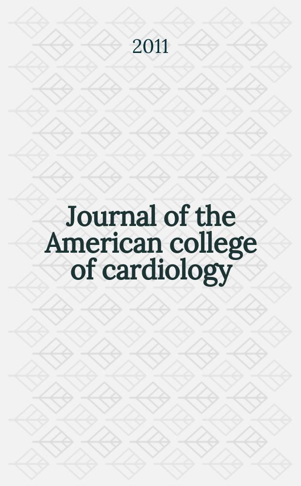 Journal of the American college of cardiology : JACC. Vol. 58, № 11