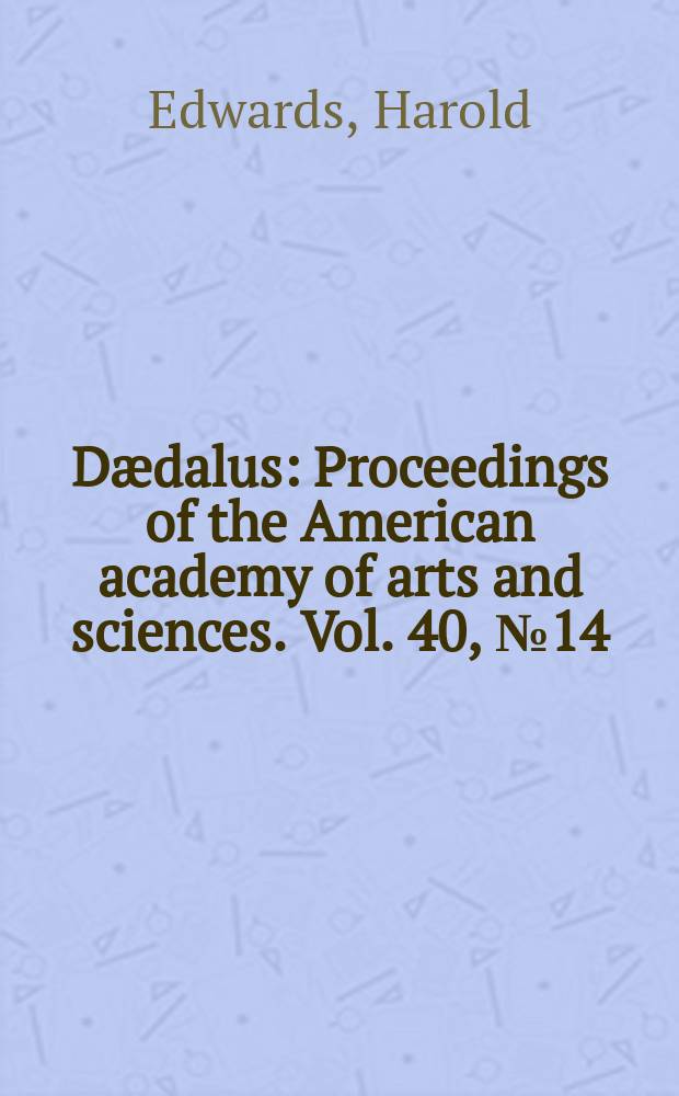 Dædalus : Proceedings of the American academy of arts and sciences. Vol. 40, № 14 : Notes on resistance measurements in platinum thermometry