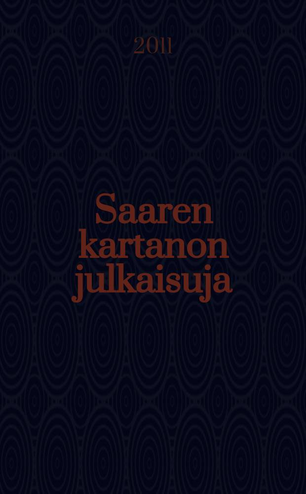 Saaren kartanon julkaisuja = Saari residence publications = Публикации Саари резиденция
