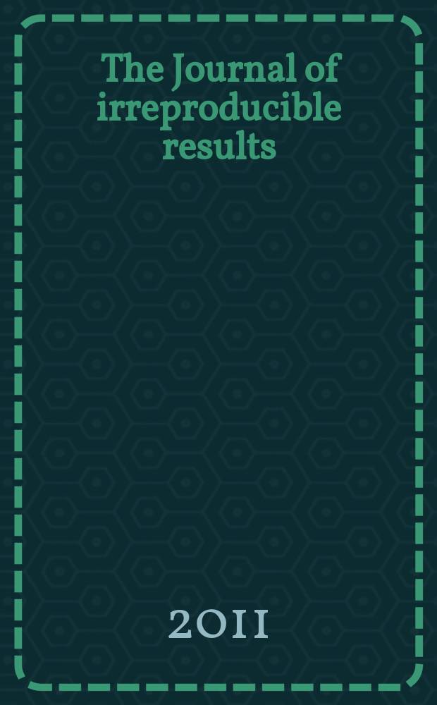 The Journal of irreproducible results : J.I.R. Vol. 51, № 5