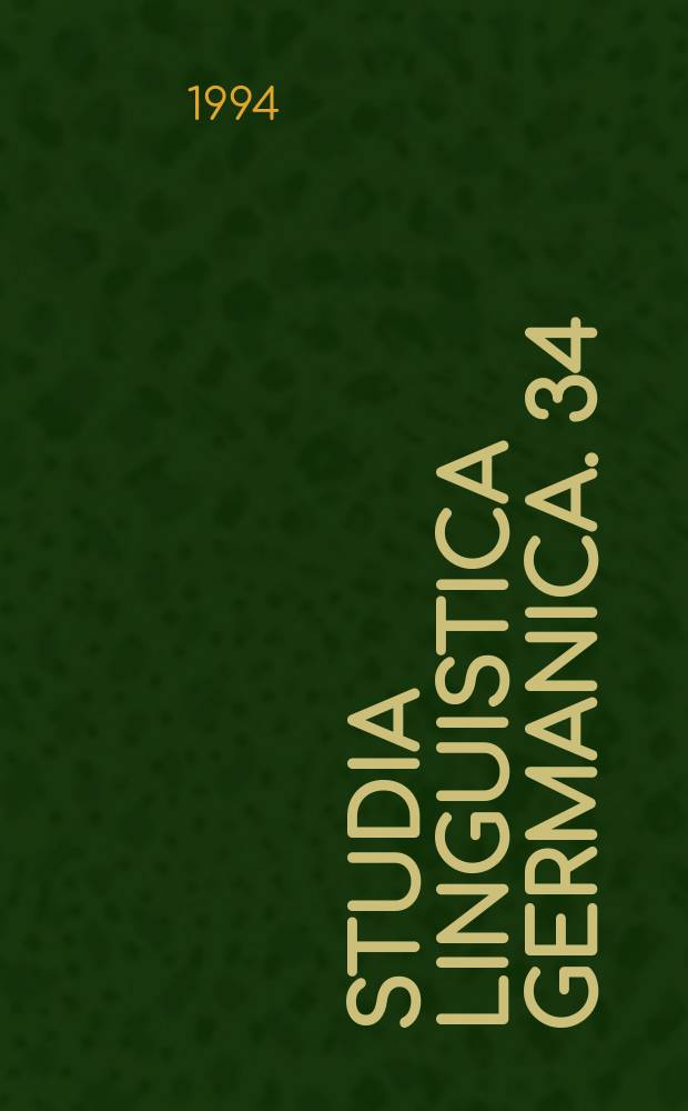 Studia linguistica Germanica. 34 : Die Substantivableitung mit - heit, -keit, -ida, -î im Frühneuhochdeutschen