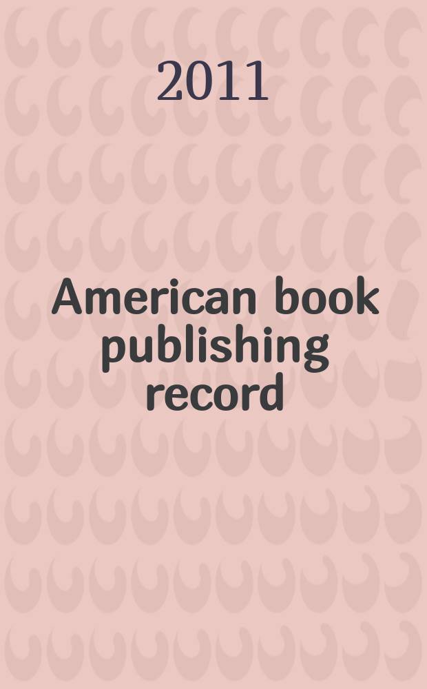 American book publishing record : A record of American book production in ... as catalogued by the Library of Congress and annotated by Publishers' weekly in the monthly issues of the American book publishing record Arranged by subject according to the Dewey decimal classification and indexed by author and by title. Vol. 52, № 7