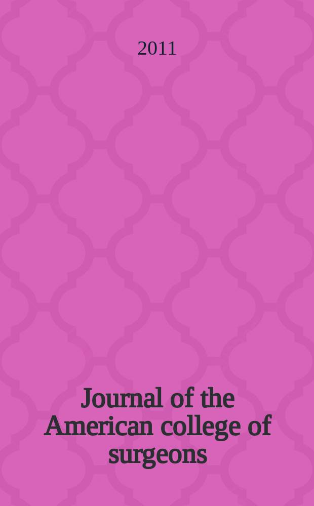 Journal of the American college of surgeons : Formerly Surgery, gynecology & obstetrics. Vol. 212, № 2