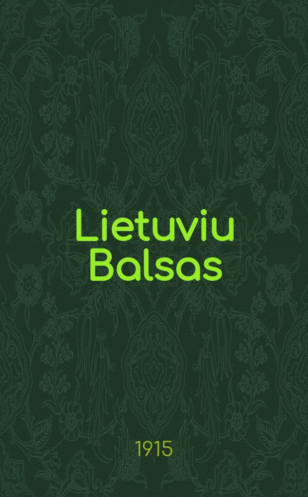 Lietuviu Balsas