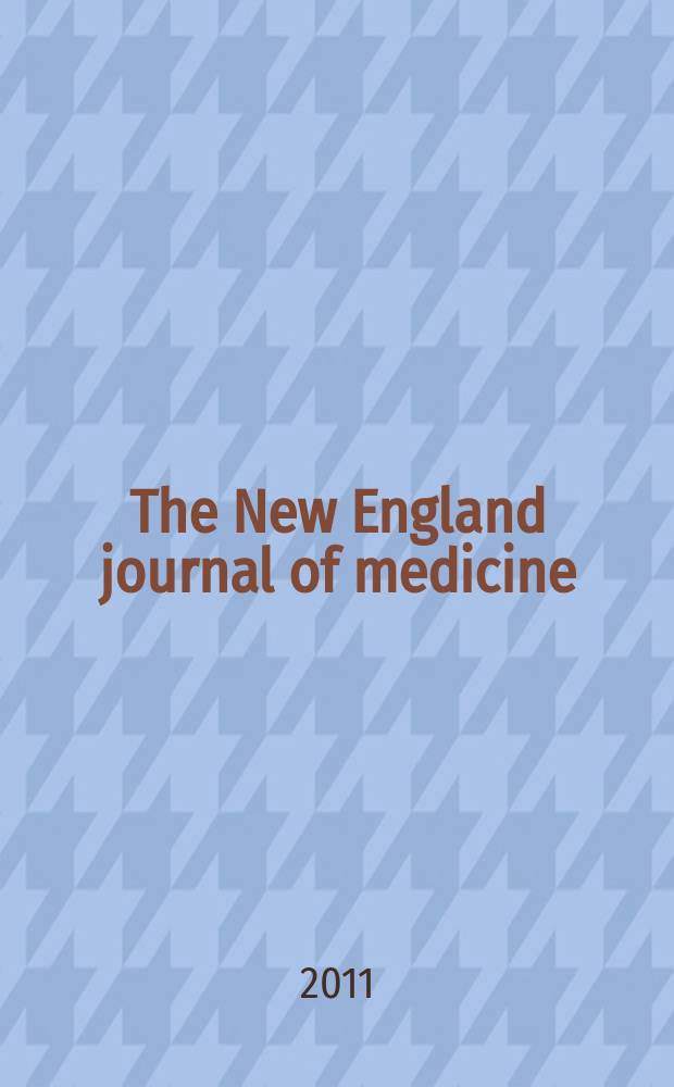 The New England journal of medicine : Formerly the Boston medical a. surgical journal. Vol. 365, № 23