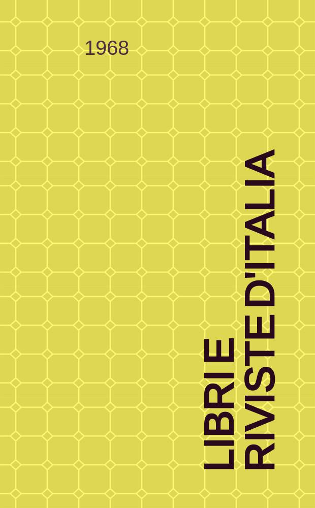 Libri e riviste d'Italia : Rassegna bibliografica mensile. Anno20 1968, №225
