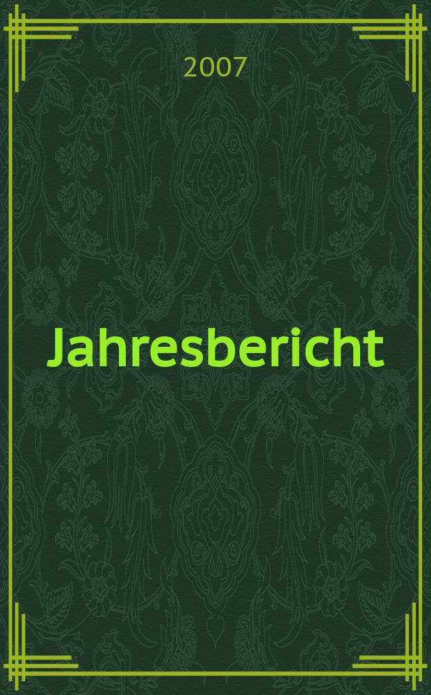 Jahresbericht